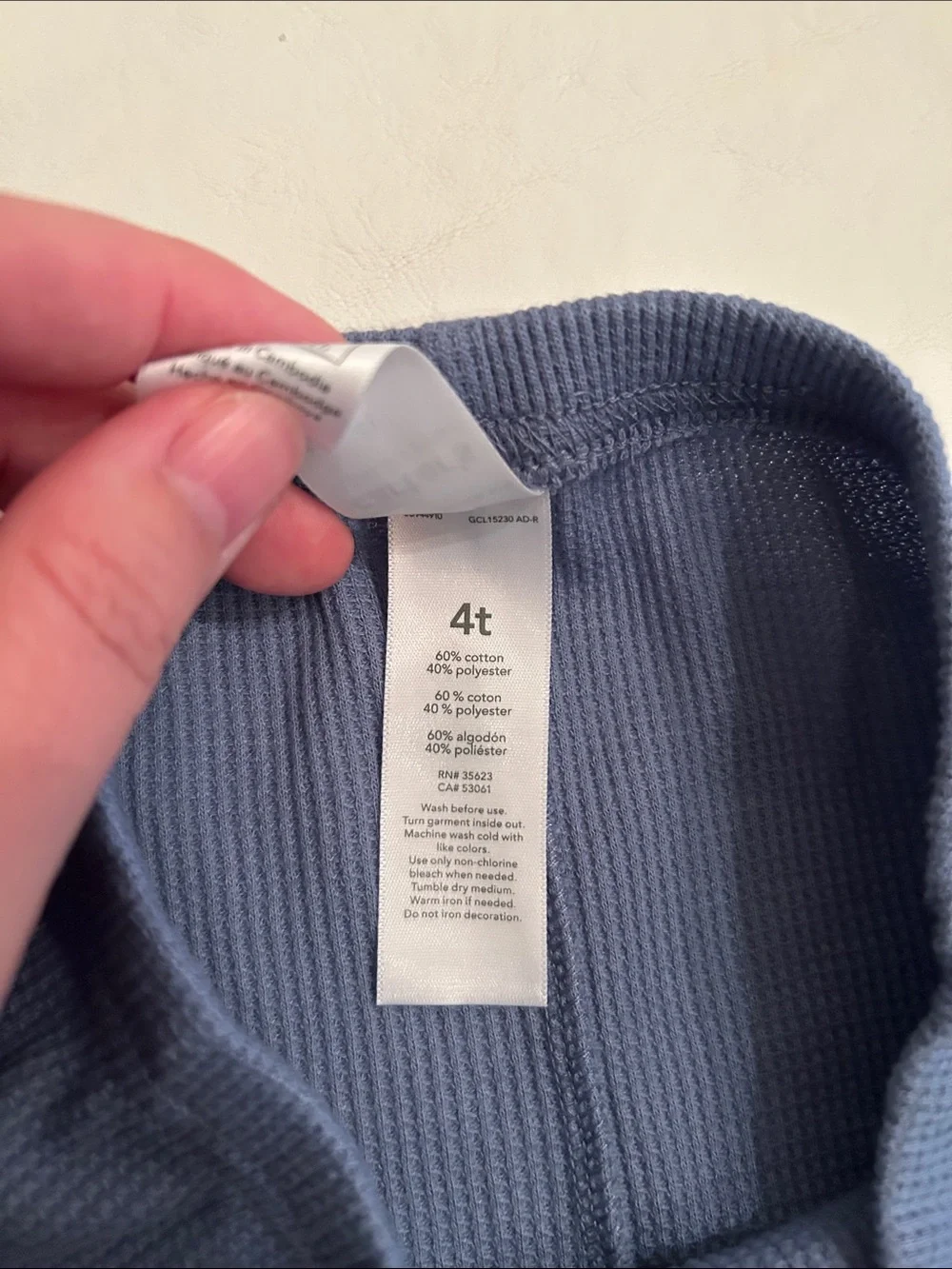 Carters cozy ribbed